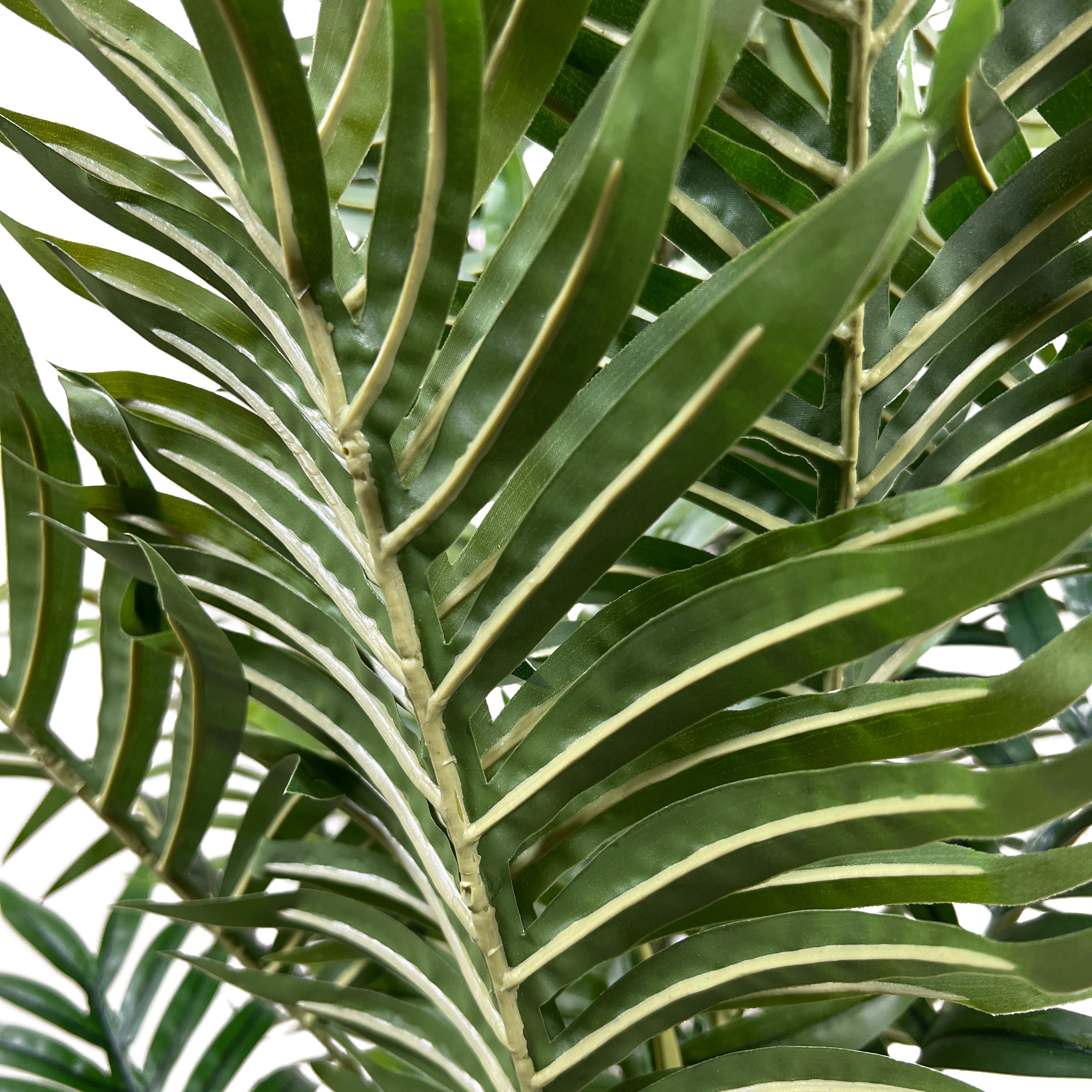 Kopu® Kunstplant Arecapalm 110 cm 6 stammen - zwarte pot - Nepplant