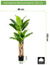 Kopu Kunstplant Bananenplant 150 cm met 21 Bladeren - Nepplant