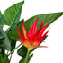 Kopu® Kunstpflanze Guzmania 105 cm mit 3 orangefarbenen Blüten - Kunstpflanze