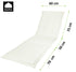 Ligbedkussen Kopu® Prisma Aquamarine 195 x 60 cm - Extra comfortabel schuim