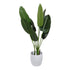 Kopu® Kunstpflanze Strelitzia Nicolai 120 cm – Paradiesvogelpflanze 8 Blätter