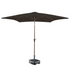 Kopu® Malaga Parasolset Vierkant 200x200 cm met Hoes en Voet - Antraciet