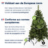 Excellent Trees® Oppdal 120 cm Kerstboom - Smalle Kunstkerstboom  - ⌀72cm - ↕120cm