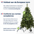 Excellent Trees® Oppdal 180 cm - Slanke kunstkerstboom - ⌀100cm - 180cm