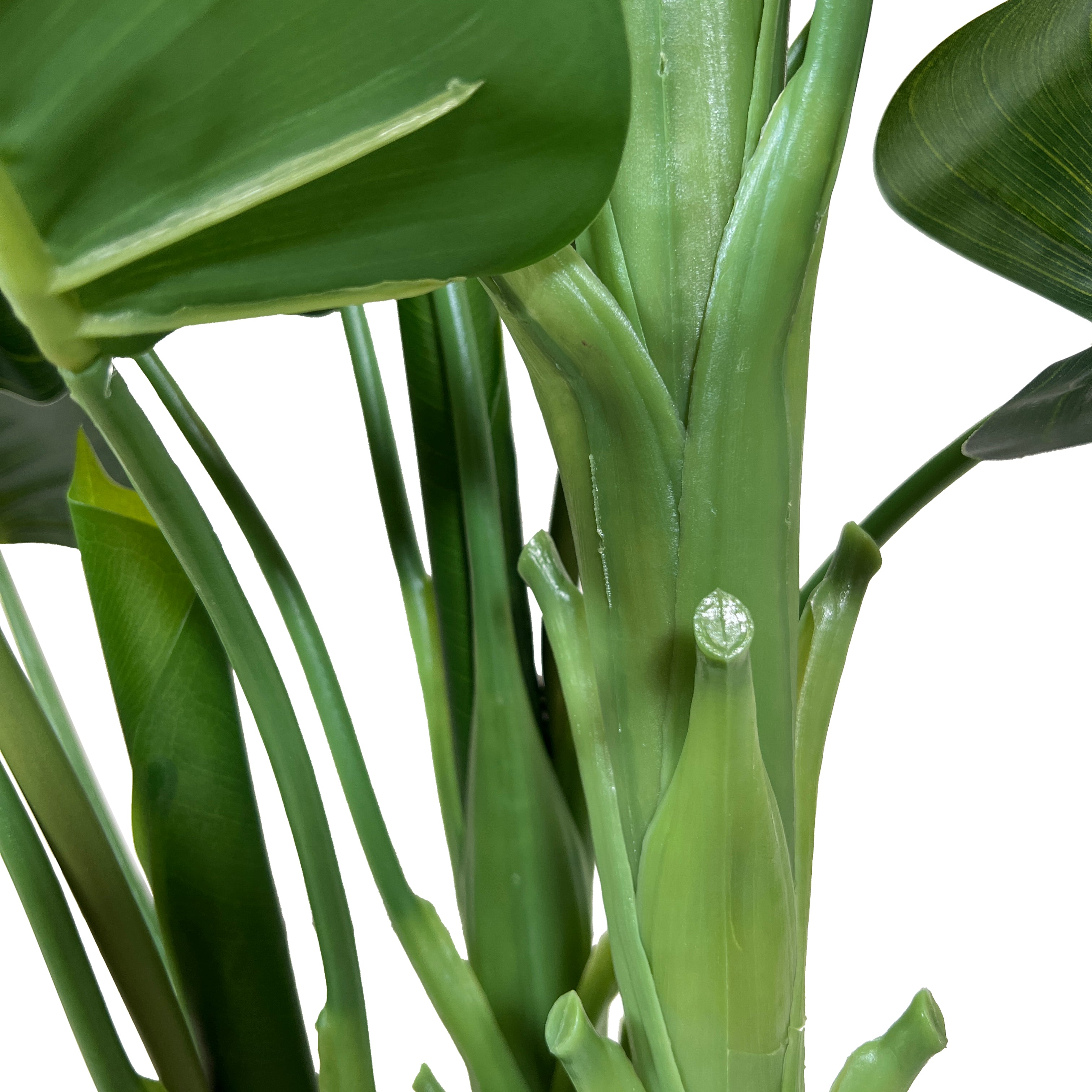 Kopu® Kunstpflanze Guzmania 105 cm mit 3 orangefarbenen Blüten - Kunstpflanze