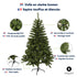 Excellent Trees® Oppdal 240 cm Slanke Kunstkerstboom - ⌀125cm - 240cm