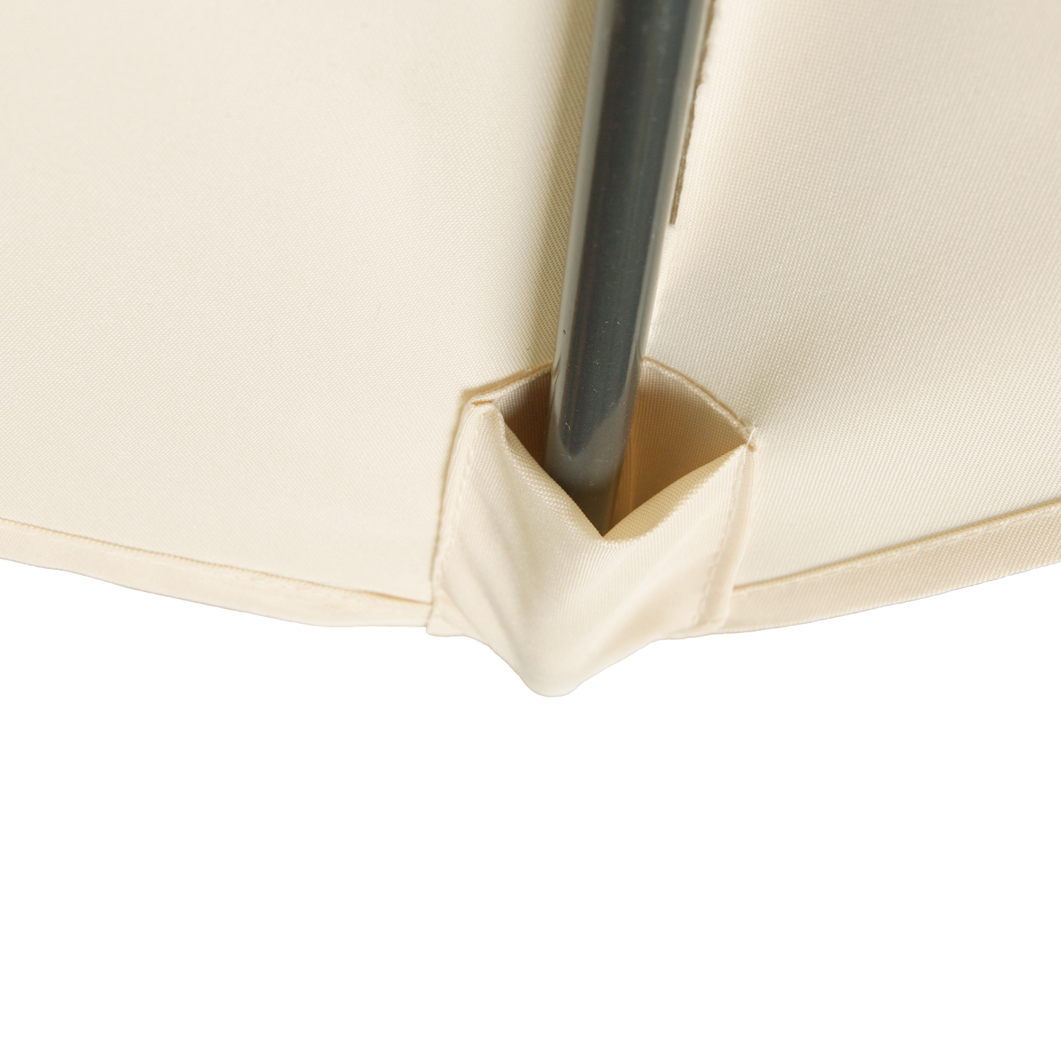 Kopu® Bilbao Rechteckiger Sonnenschirm 150x250 cm mit Sockel - Creme