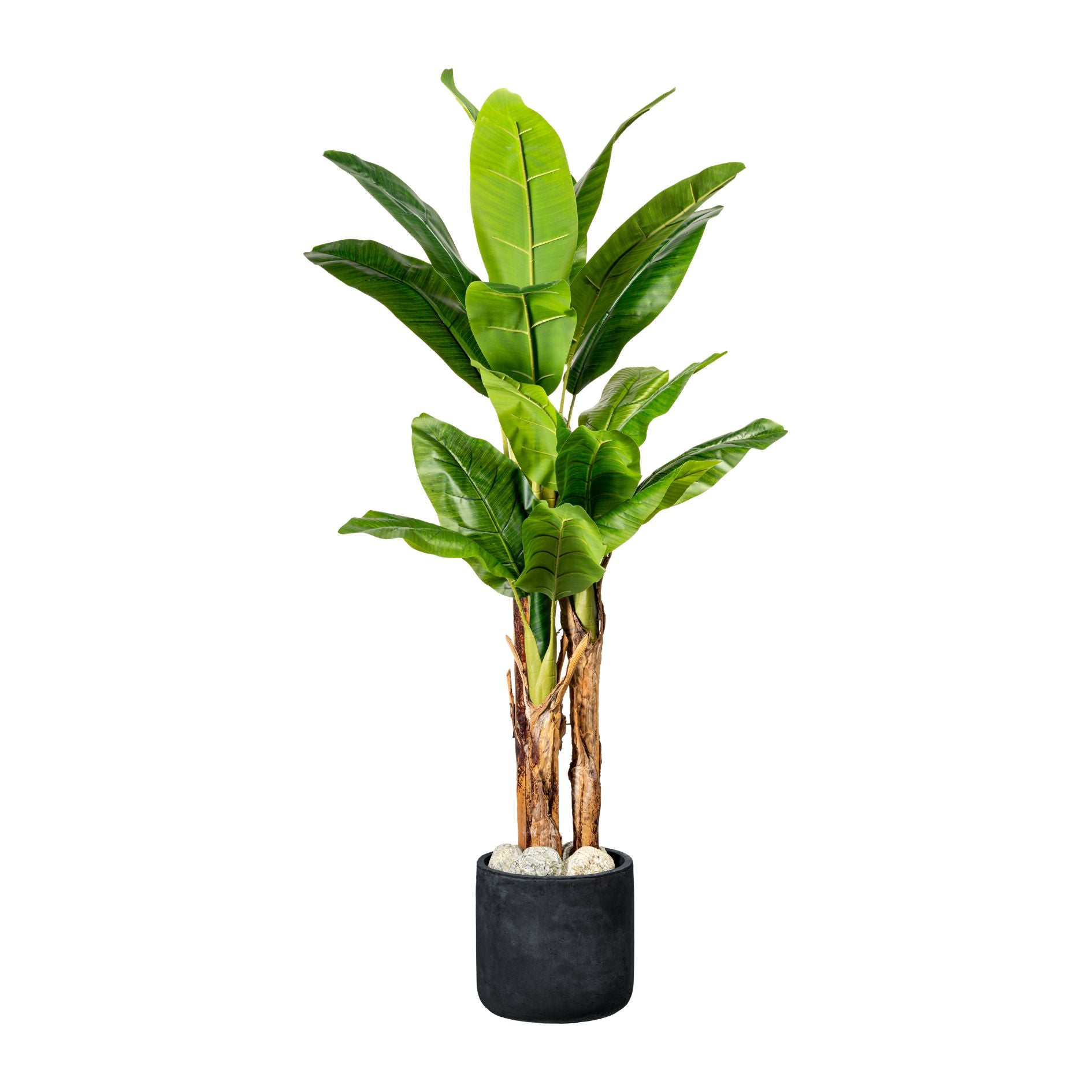 Kopu® Kunstpflanze Bananenpflanze 150 cm mit 21 Blättern - Kunstpflanze