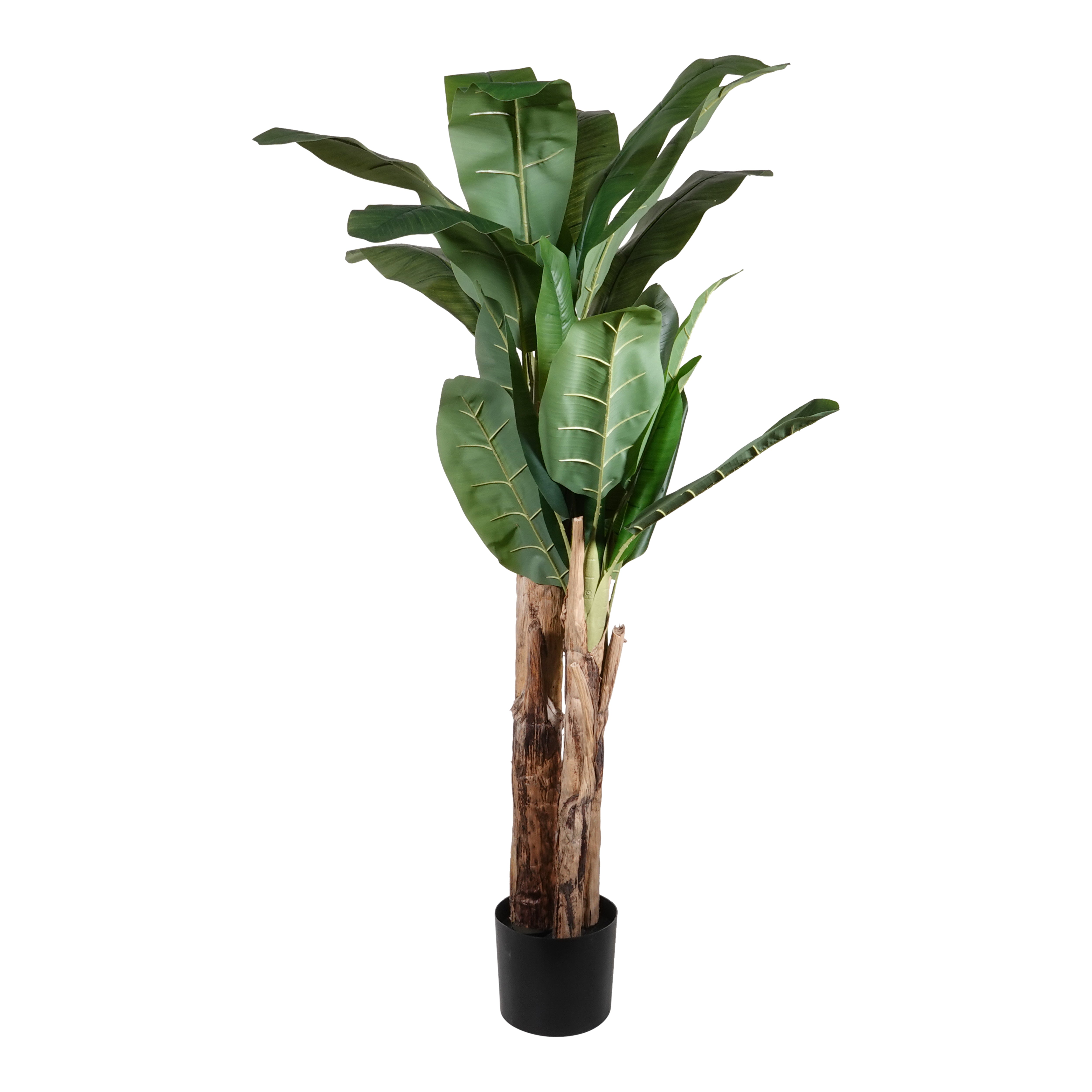 Kopu® Kunstpflanze Bananenpflanze 150 cm mit 21 Blättern - Kunstpflanze