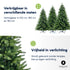 Kerstboom Excellent Trees® Hallvik 150 cm - PE+PVC uitvoering ⌀95cm - ↕150cm