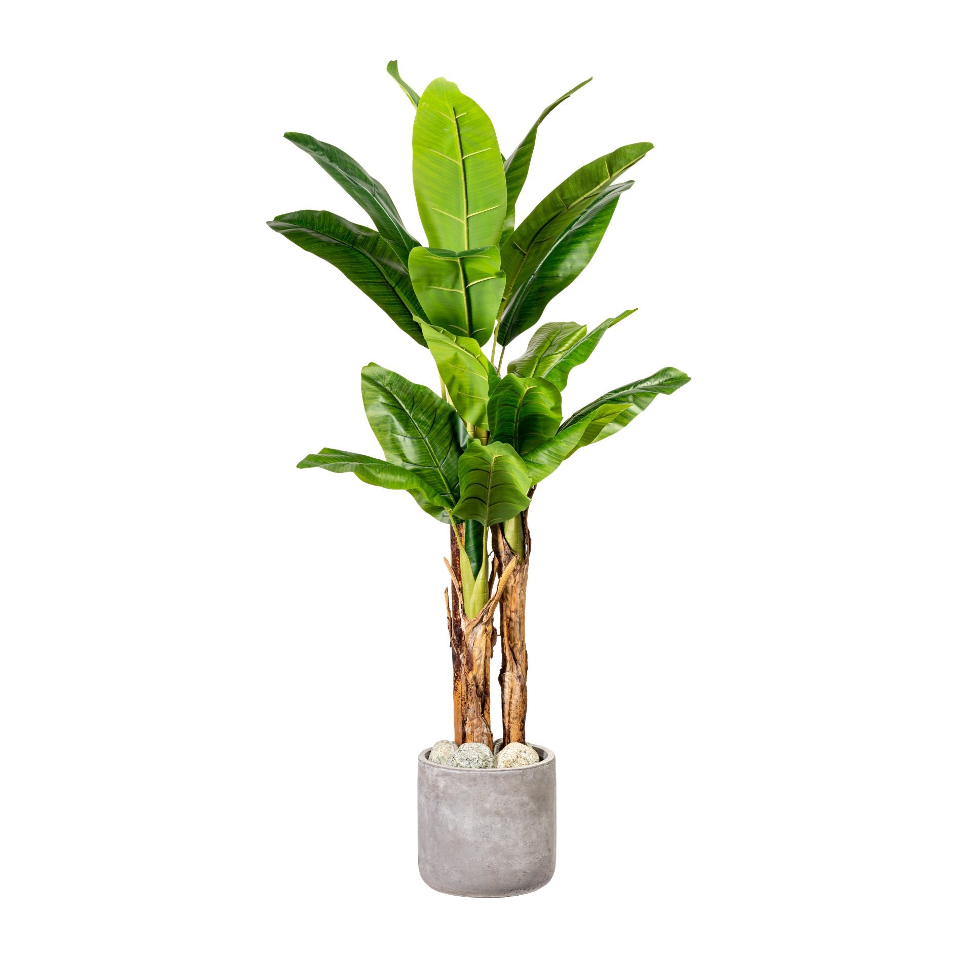 Kopu® Kunstpflanze Bananenpflanze 150 cm mit 21 Blättern - Kunstpflanze