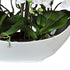 Kopu® Kunstbloem Volle Orchidee 68 cm Wit met Schaal - Phalenopsis
