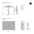 Kopu® rechteckiger Sonnenschirm Bilbao 150x250 cm mit Bezug und Sockel - Schwarz