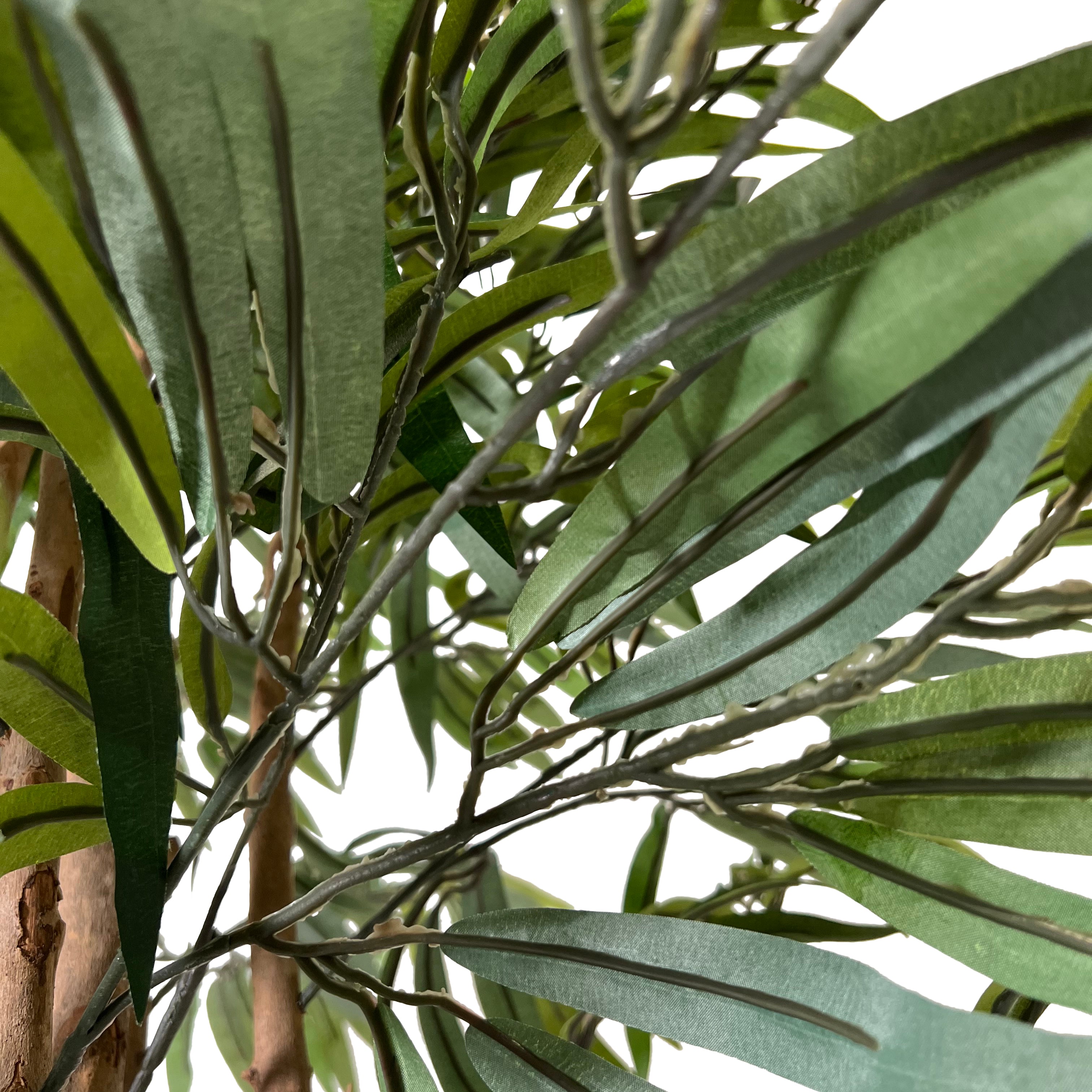 Kopu® Kunstpflanze Ficus 150 cm im weißen Topf – 720 Blätter
