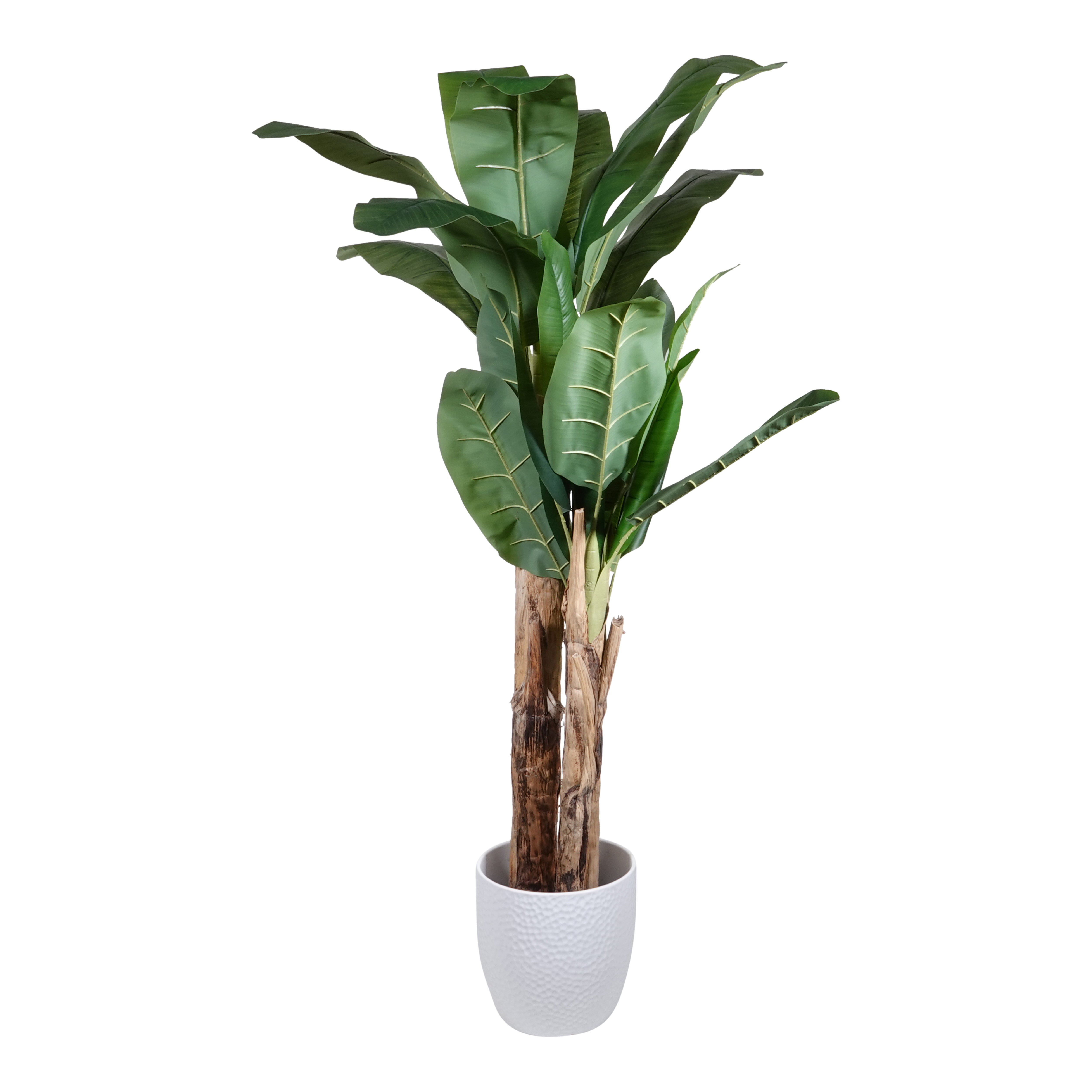 Kopu® Kunstpflanze Bananenpflanze 150 cm mit 21 Blättern - Kunstpflanze