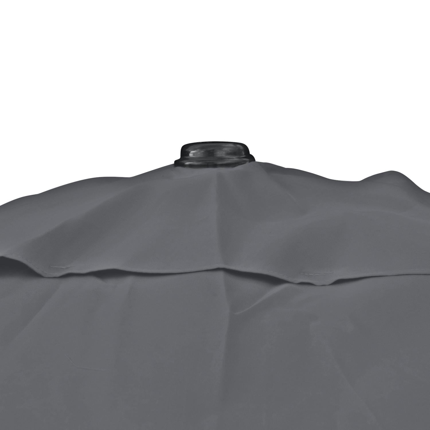 Kopu® Calma Grey – Stabiler runder Aluminium-Sonnenschirm Durchmesser 300 cm