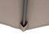 Kopu® Altea Parasolset Vierkant 230x230 cm met Hoes en Voet - Taupe