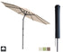 Kopu® Valencia Parasol Rond 300 cm met Beschermhoes - Creme