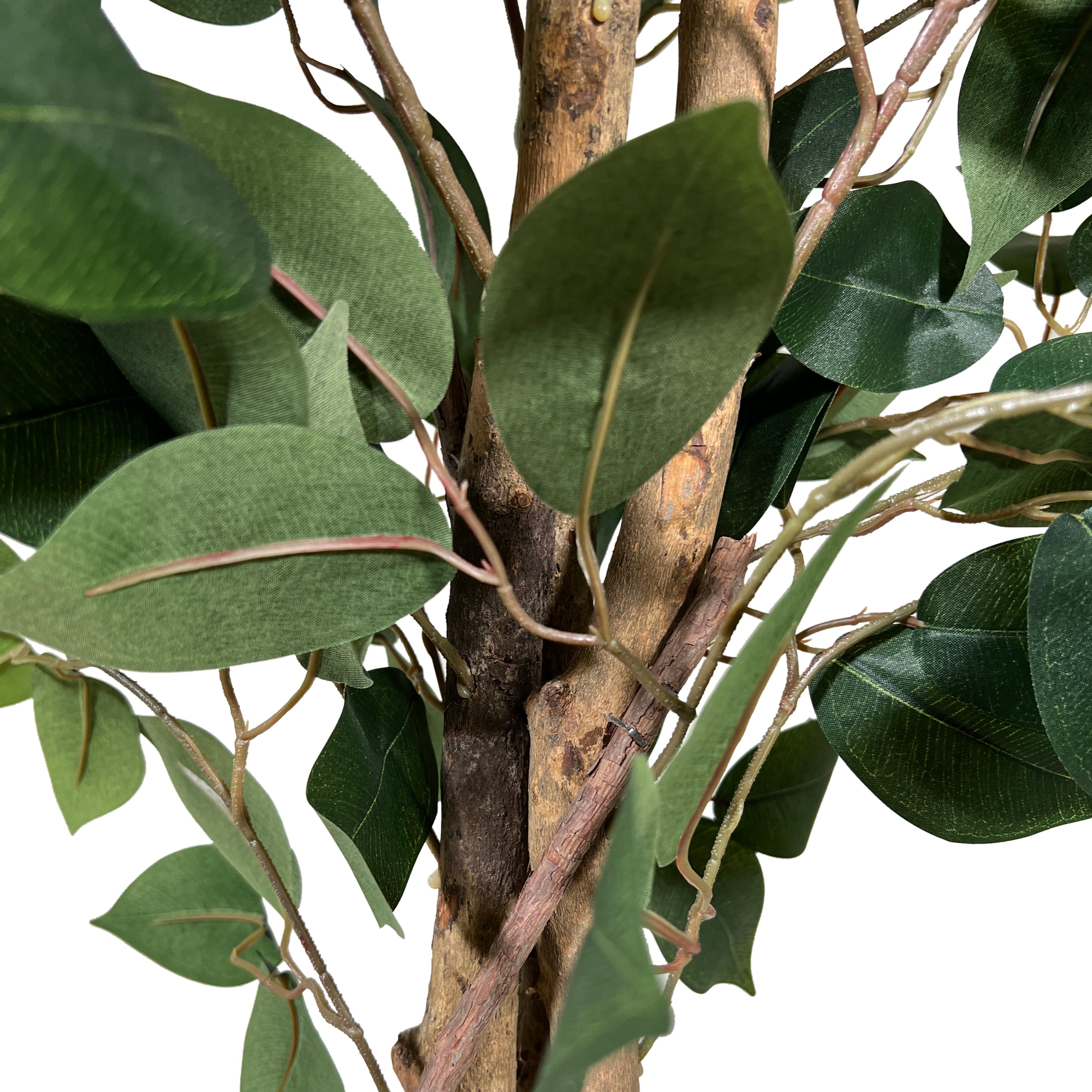 Kopu® Kunstplant Ficus 150 cm in pot - 840 bladeren met Natuurstam