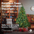 Kerstboom Excellent Trees® LED Stavanger 150 cm met verlichting  - ⌀91cm - ↕150cm