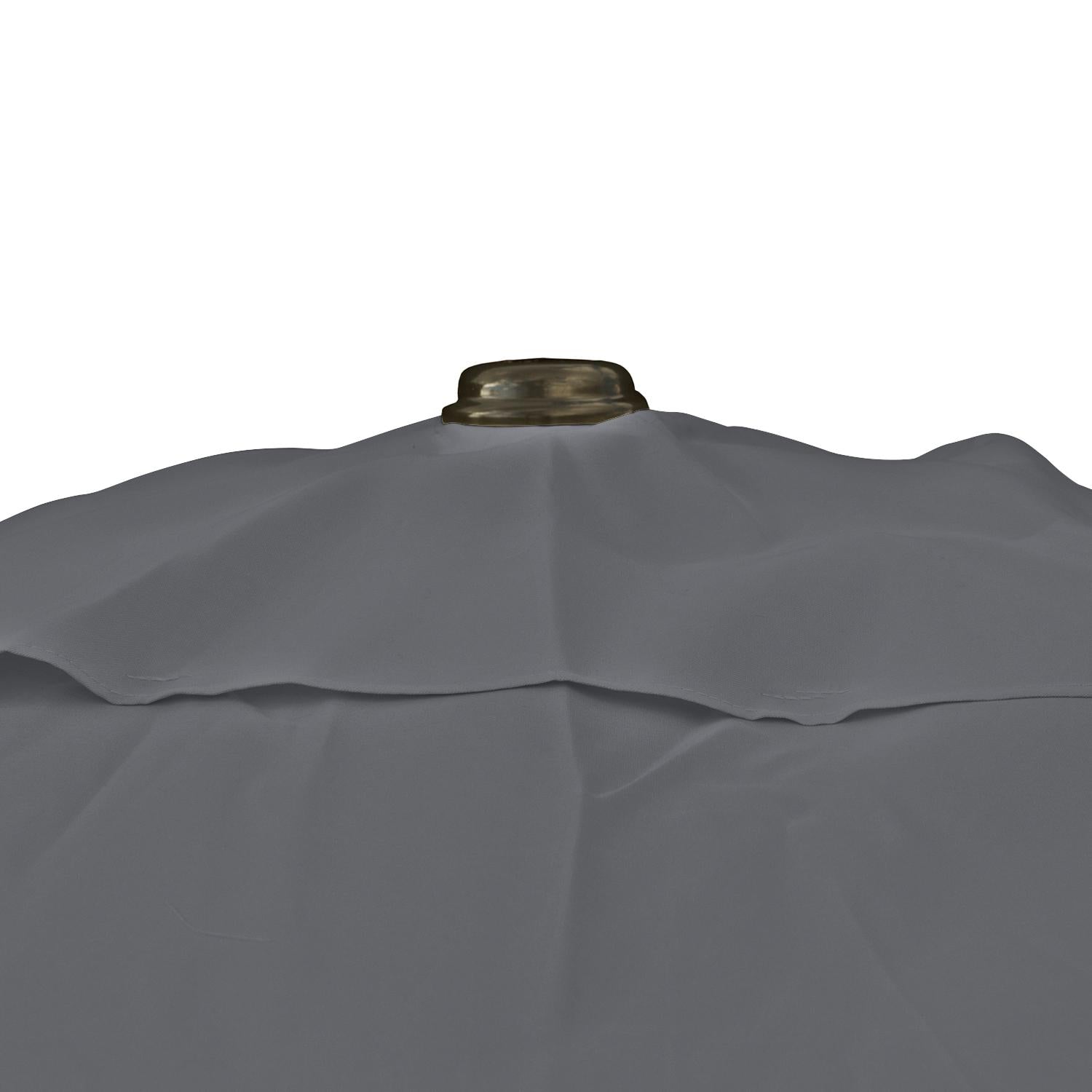 Kopu® Altea Parasolset Vierkant 230x230 cm met Hoes en Voet - Grijs