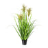 Kopu® Kunstplant Chinees Riet 90 cm - 3 pluimen - in zwarte pot