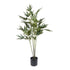 Kopu® Kunstpflanze Hanf 90 cm mit schwarzem Topf – 73 Blätter