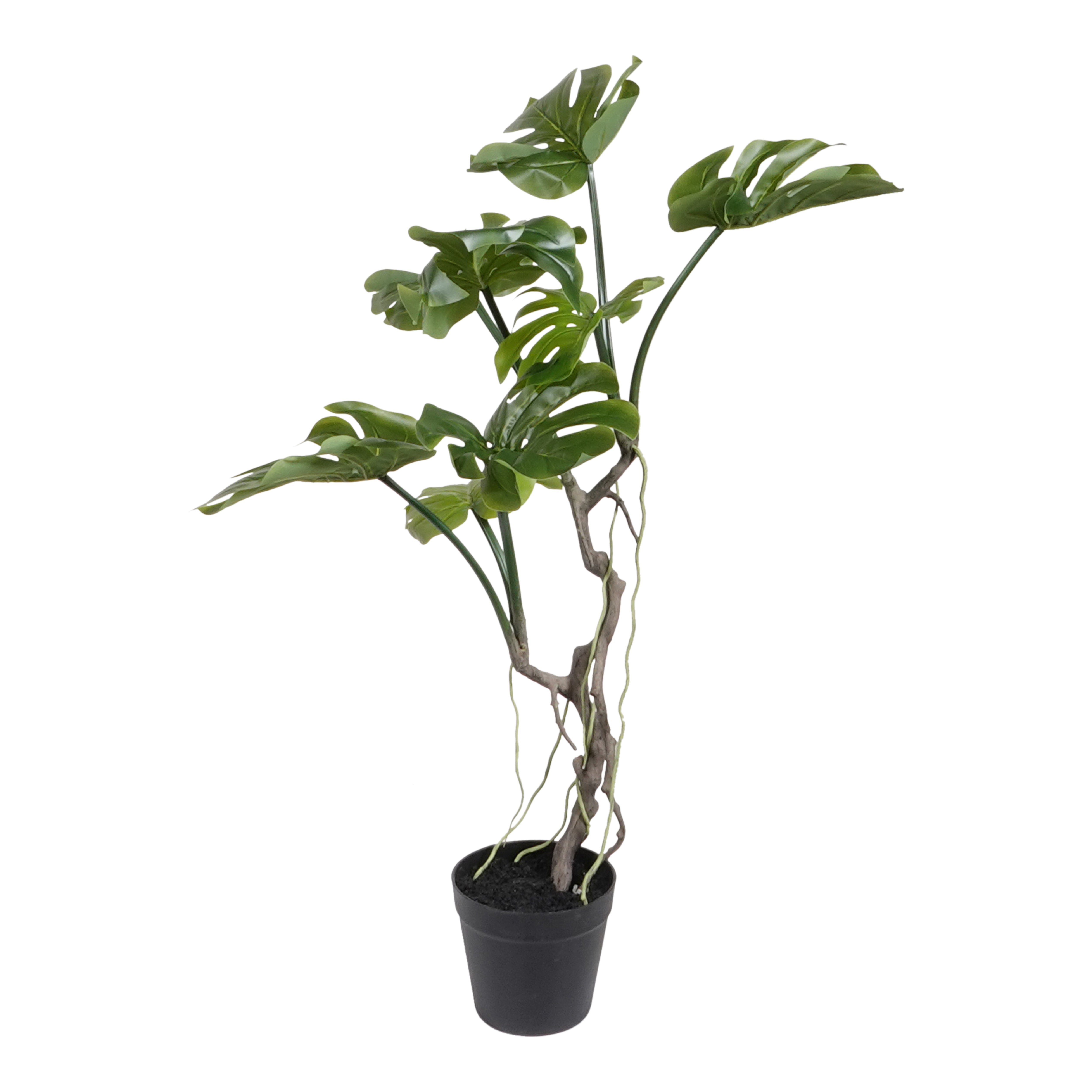 Kopu® Kunstplant Split Philodendron 75 cm - 8 bladeren - Nepplant