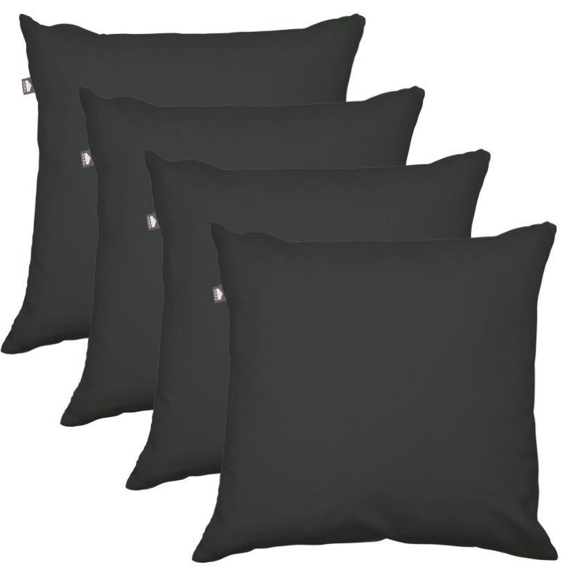 Kopu® Prisma Sierkussen 45x45 cm set 4st - Antraciet