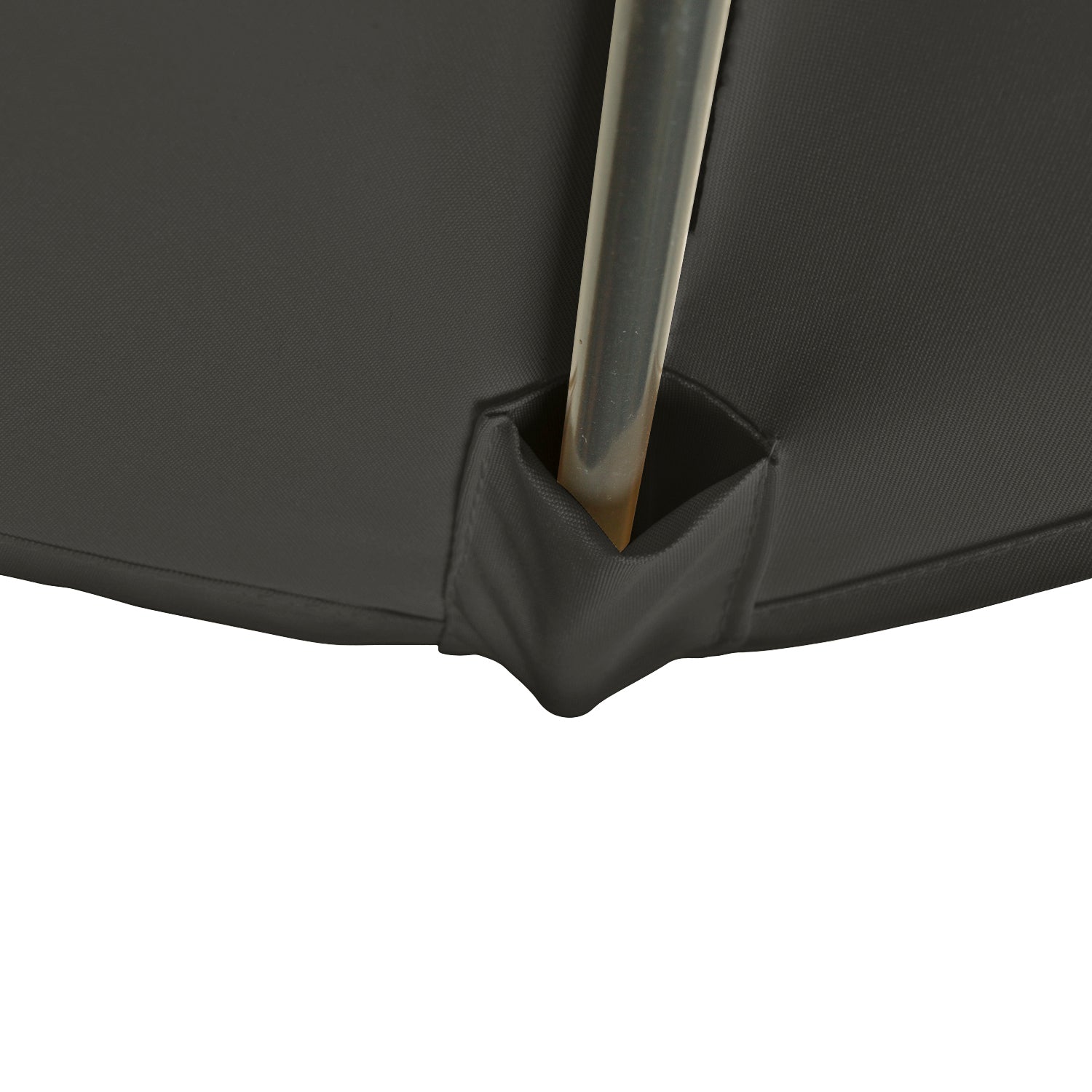 Kopu® Malaga Parasolset Vierkant 200x200 cm met Hoes en Voet - Antraciet