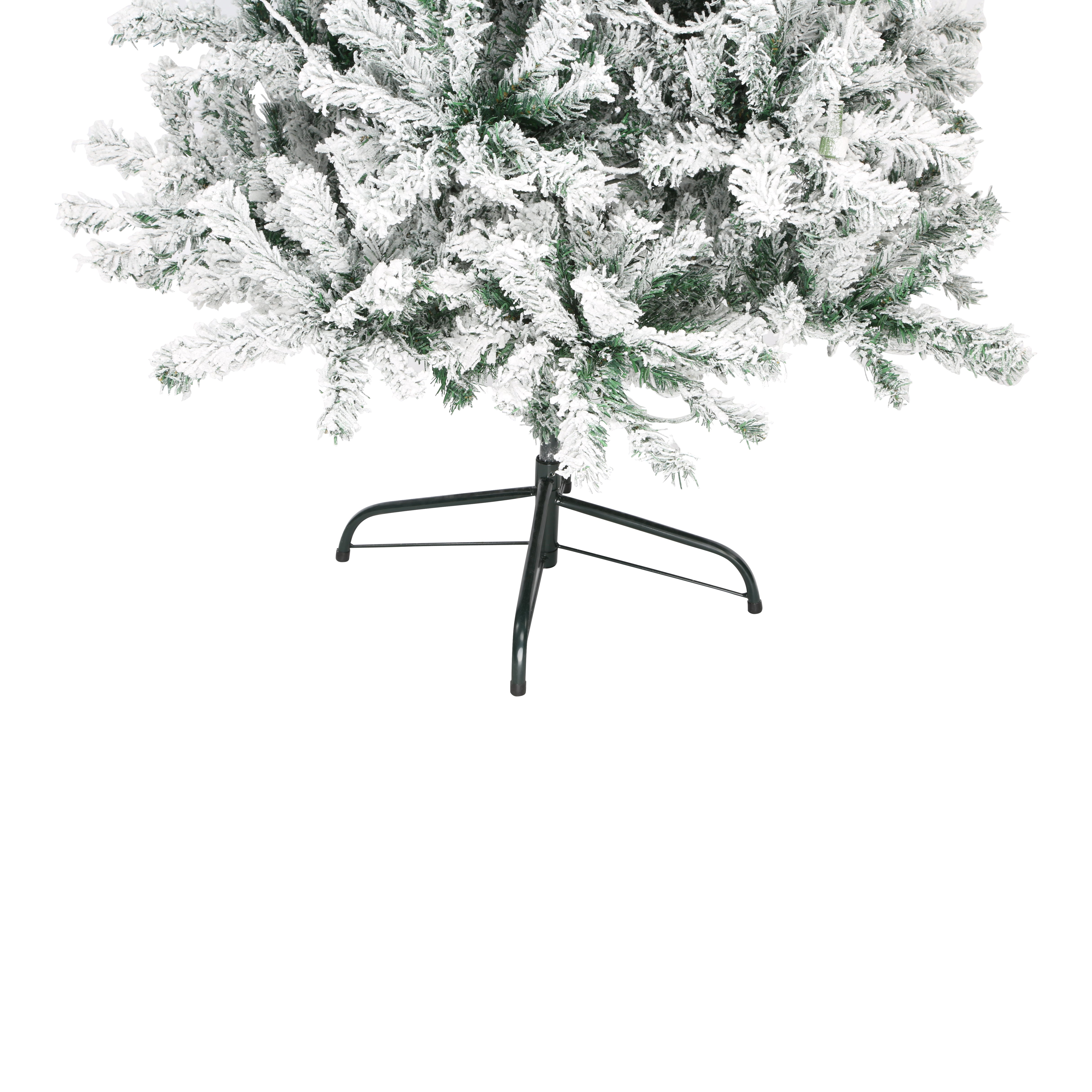 Excellent Trees® Rova Witte Kerstboom met Sneeuw en LED Verlichting ⌀110cm - ↕210cm