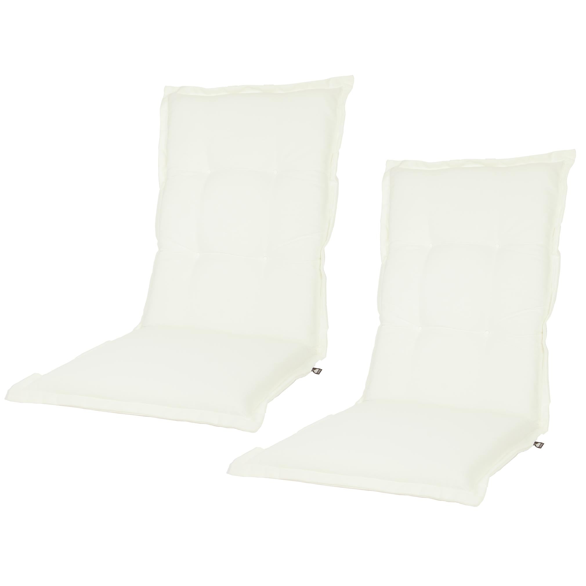 Kopu® Prisma Ivory Comfortabel Tuinkussen Hoge Rug - 2 stuks