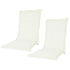 Kopu® Prisma Ivory Comfortabel Tuinkussen Hoge Rug - 2 stuks