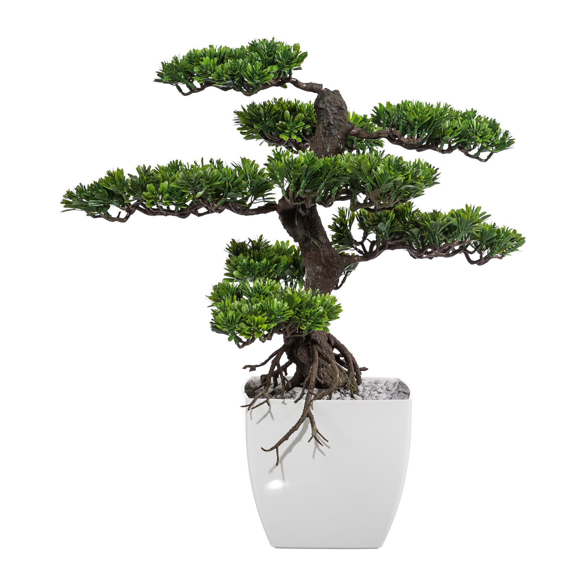 Kopu® Kunstplant Bonsai 65 cm - in zwarte Pot - Bonsai boompje