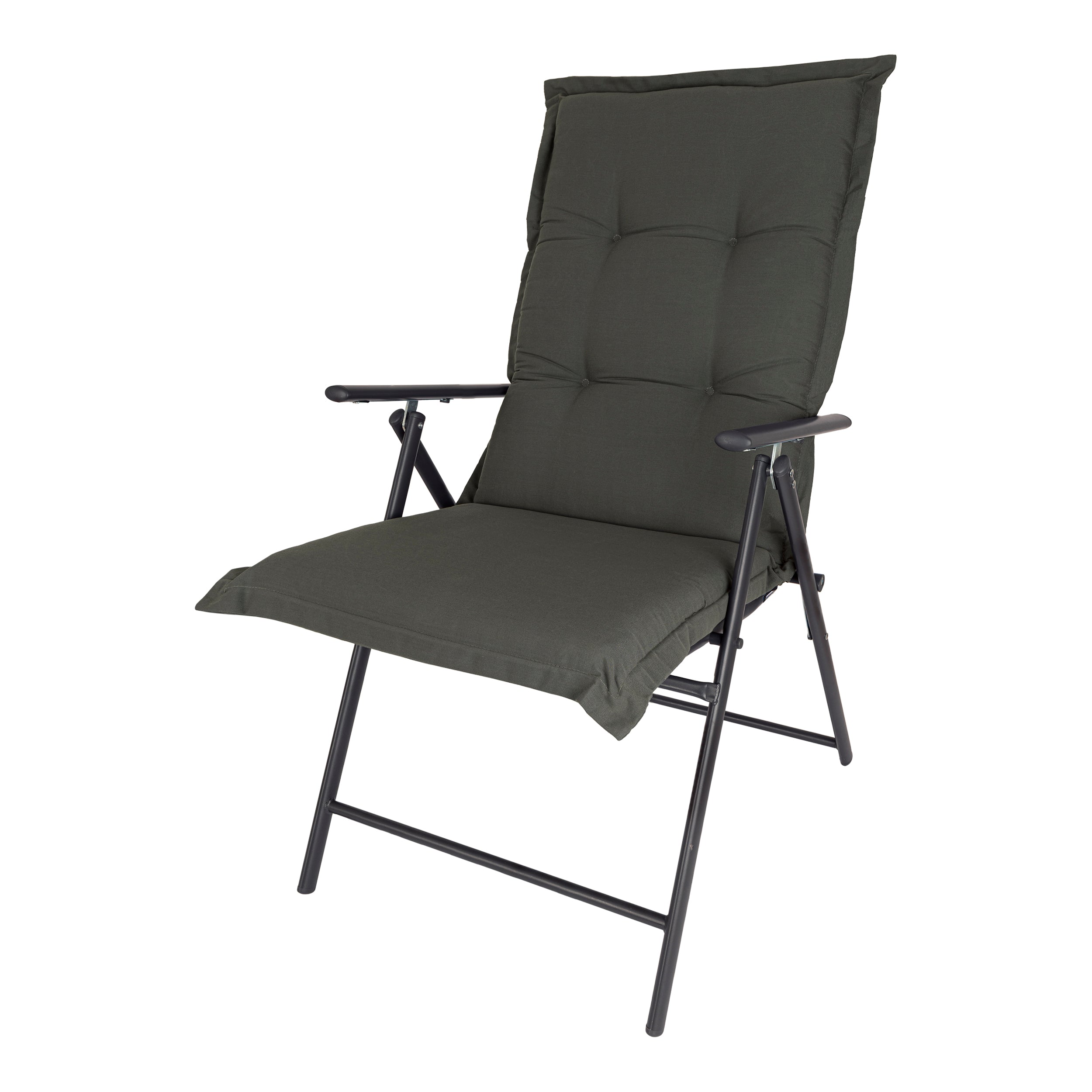 Kopu® Prisma Grey Tuinkussen Lage Rug - Zitkussen - Grijs