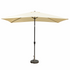 Kopu® Bilbao Rechteckiger Sonnenschirm 150x250 cm mit Sockel - Creme