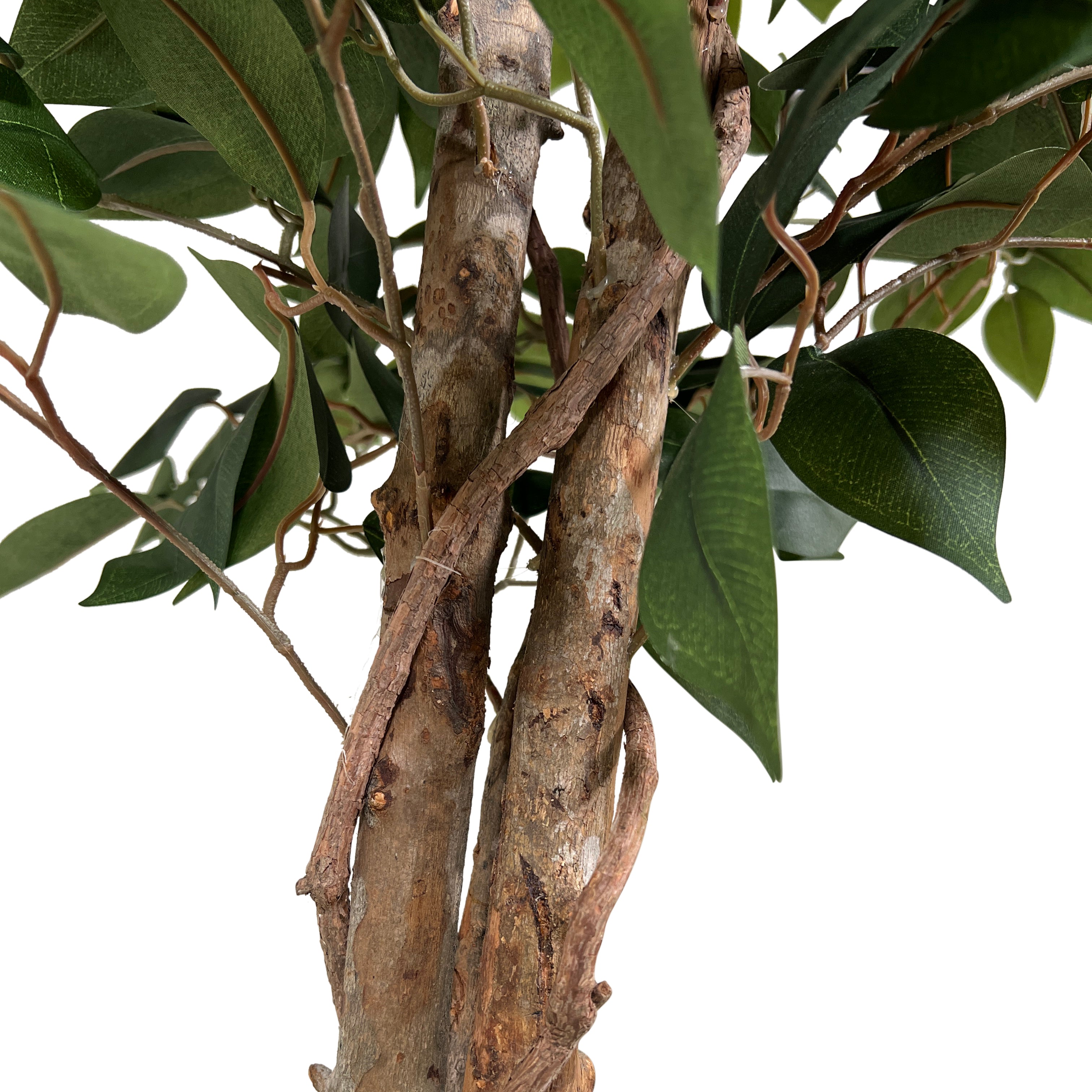 Kopu® Kunstpflanze Ficus Benjamina 120 cm im schwarzen Topf – 1260 Blätter