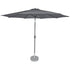 Kopu® Calma Grey – Stabiler runder Aluminium-Sonnenschirm Durchmesser 300 cm