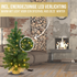 Excellent Trees® Jarbo 60 cm Mini Kerstboom - Batterij Verlichting 35 LED Lampjes - kant en klaar