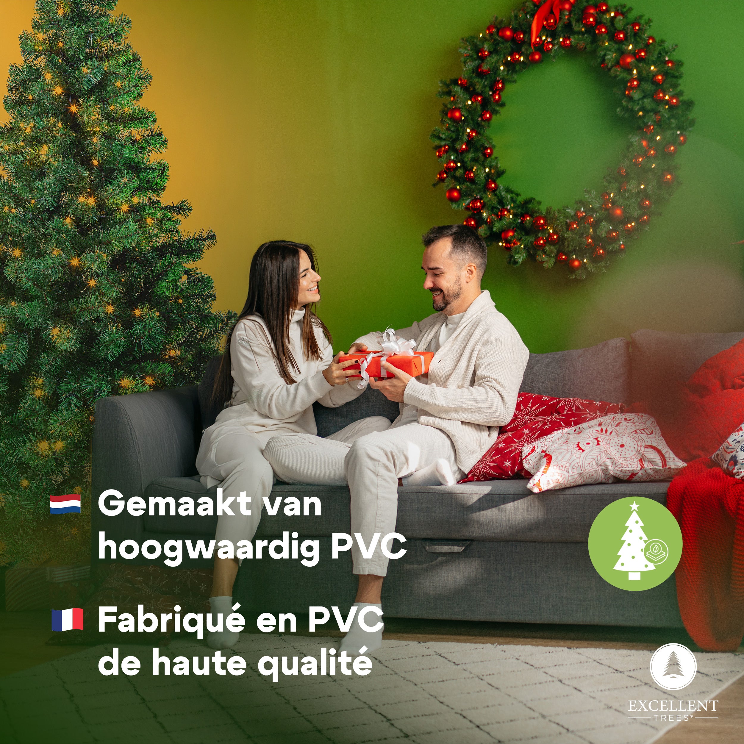 Excellent Trees® Kerstboom LED Stavanger 180 cm met verlichting - nu met Gratis Opbergtas t.w.v. € 27.95