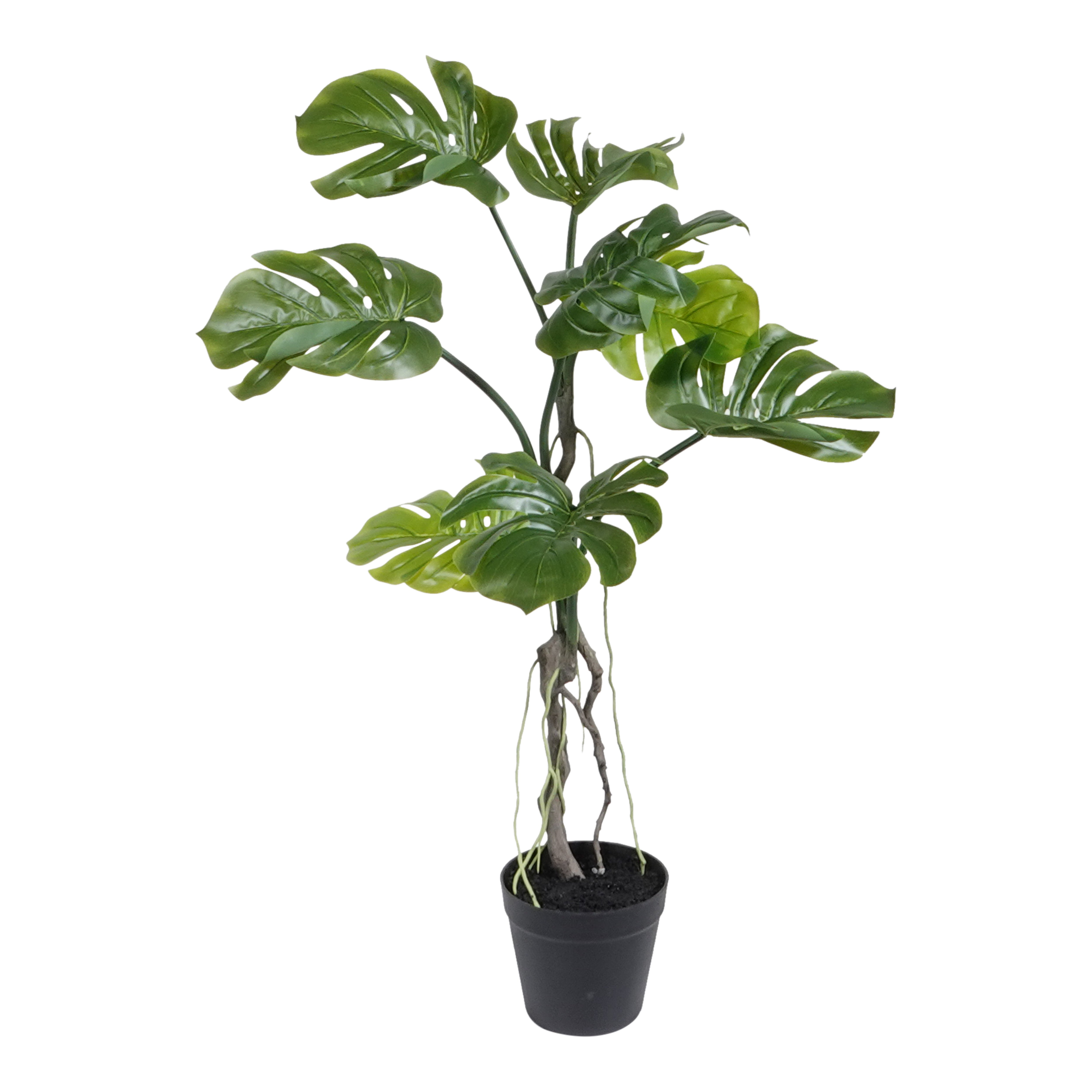 Kopu® Kunstplant Split Philodendron 75 cm - 8 bladeren - Nepplant