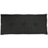 Kopu® Manchester Black - Hoogwaardig  Bankkussen 150x50 cm - Zwart