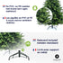 Kerstboom Excellent Trees® Hallvik 180 cm - PE+PVC uitvoering ⌀115cm - ↕180cm
