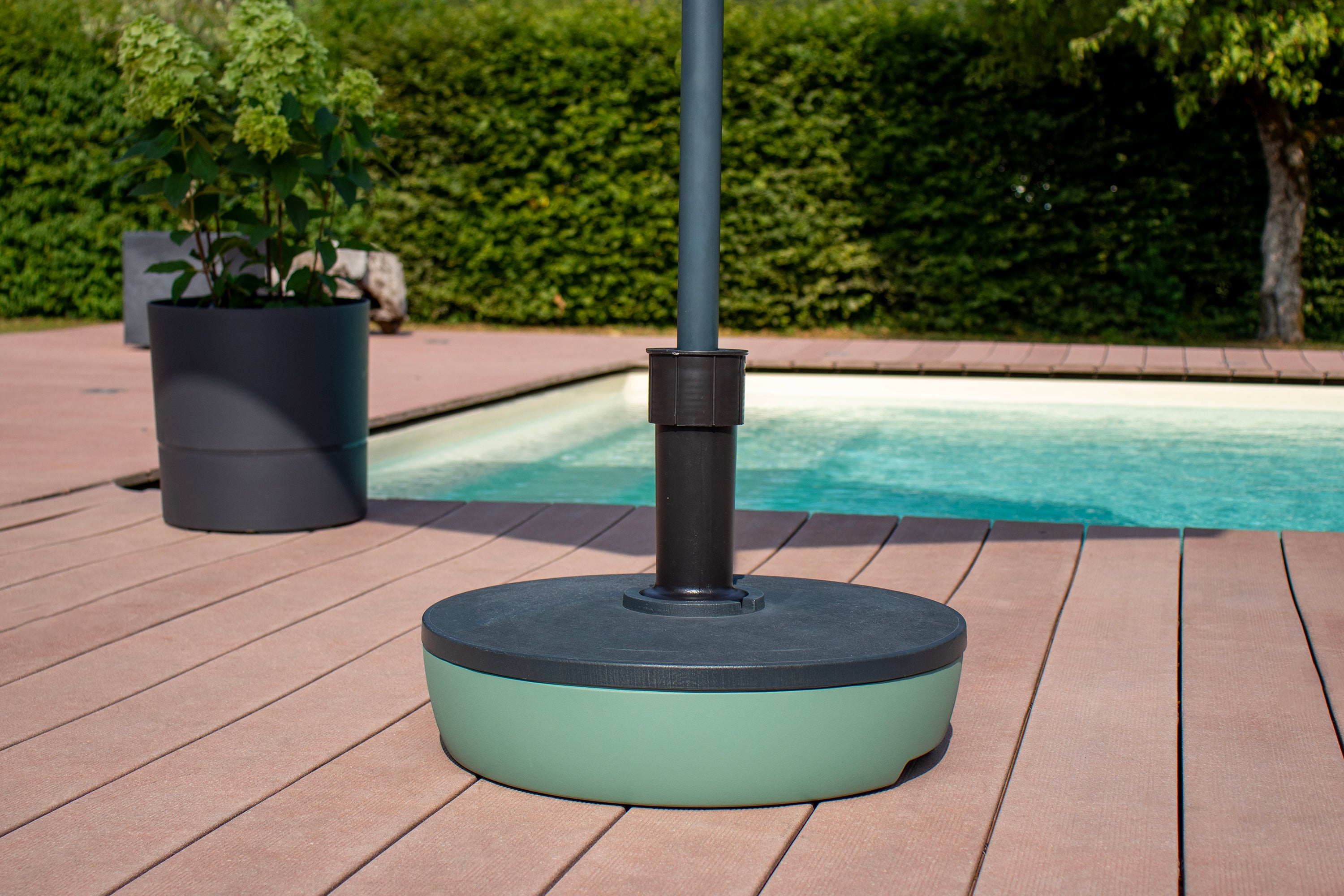 Vulbare Parasolvoet Eco Concept - Vulbaar tot 32 kg - Groen