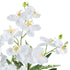 Kopu® Kunstbloem Orchidee 55 cm 4 takken op schaal - Phalaenopsis Wit