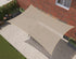 Kopu® Schaduwdoek Rechthoek 280 gram Waterdoorlatend 4x6 m - Beach