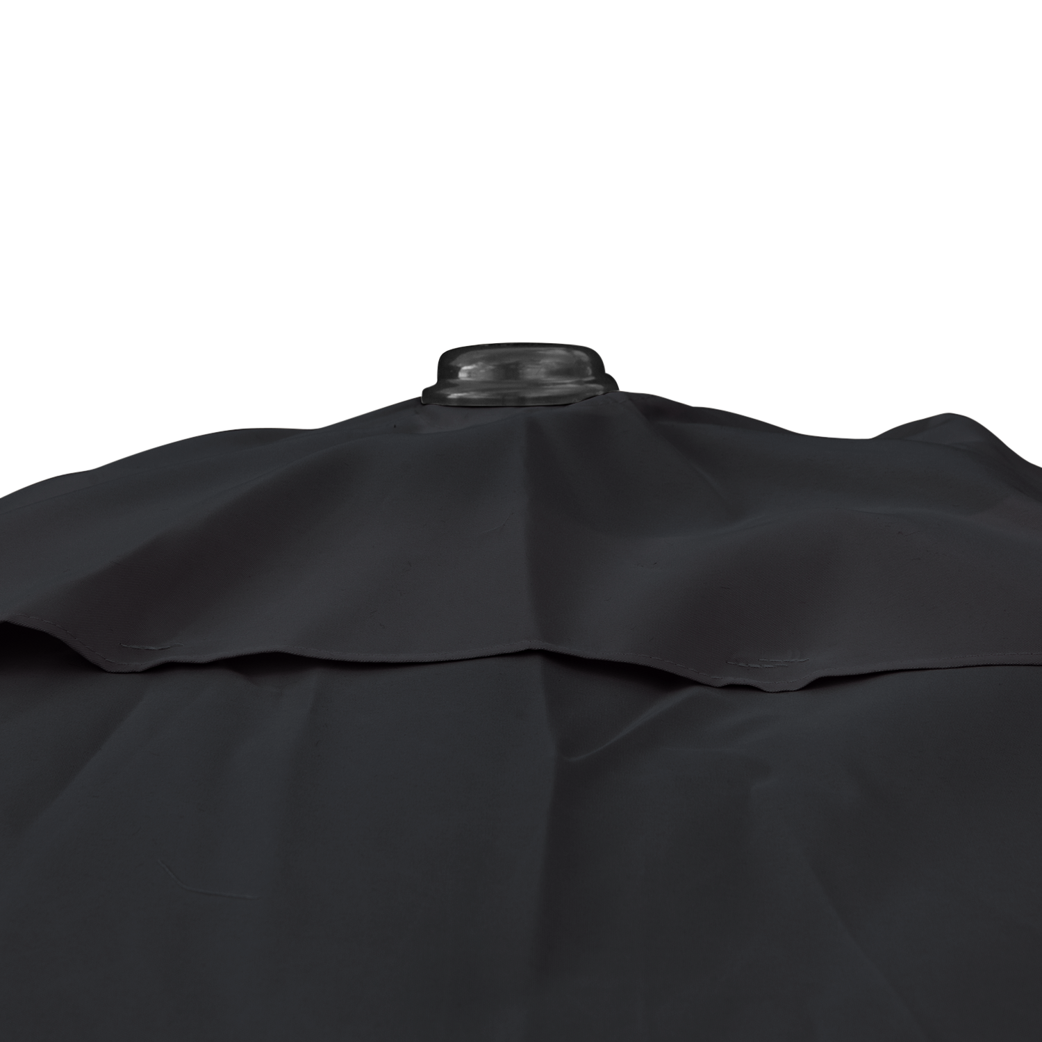 Kopu® rechteckiger Sonnenschirm Bilbao 150x250 cm mit Bezug und Sockel - Schwarz