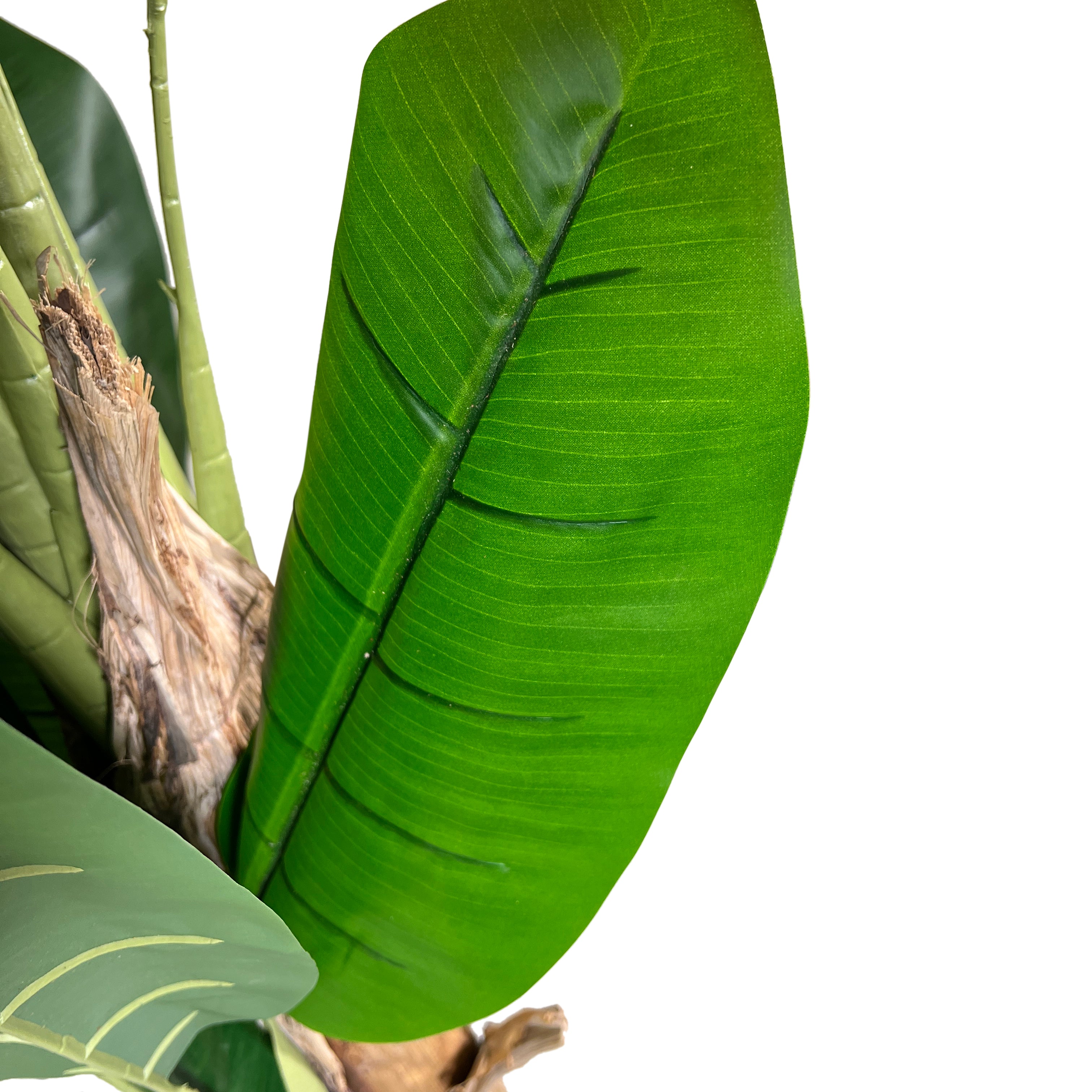 Kopu® Kunstpflanze Bananenpflanze 150 cm mit 21 Blättern - Kunstpflanze