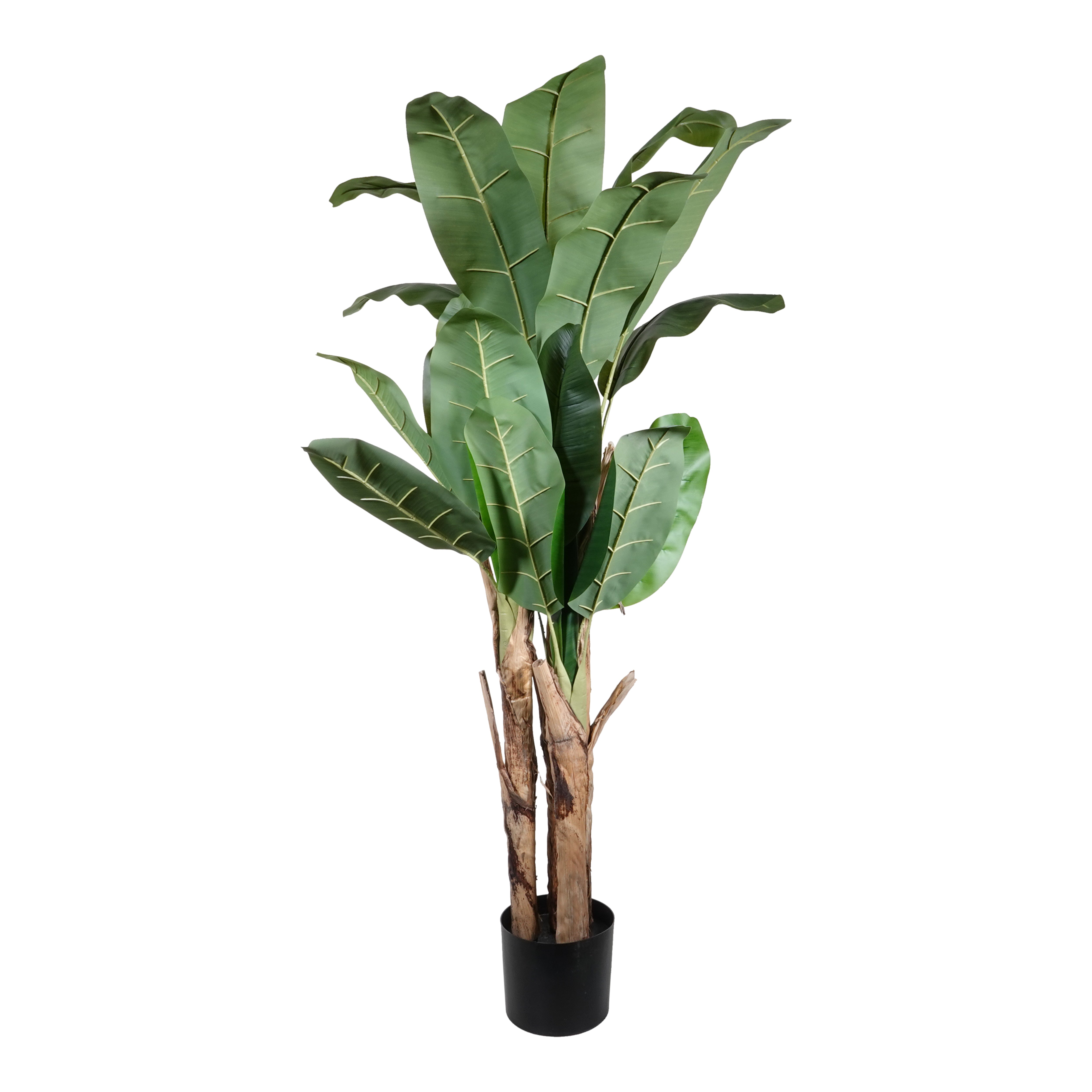 Kopu® Kunstpflanze Bananenpflanze 150 cm mit 21 Blättern - Kunstpflanze