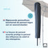 Kopu® Valencia Parasol Rond 300 cm met Beschermhoes - Taupe